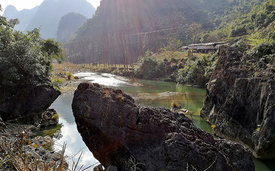 Hidden Brooks Bike Path, Bike Trails and Path in Guilin and Guangxi,China Countryside Rural Areas Bike Holidays