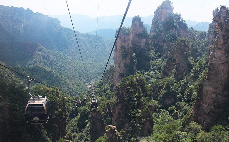 Cable Car at Zhangjiajie National Forest Park