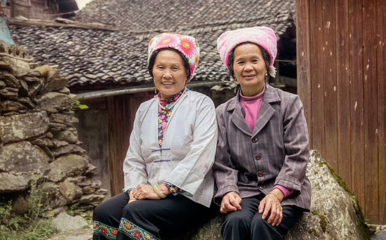 Local ladies at remote village.