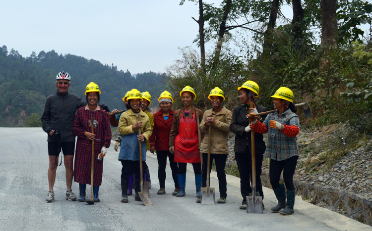 Road Maintenance Workers in Guizhou
