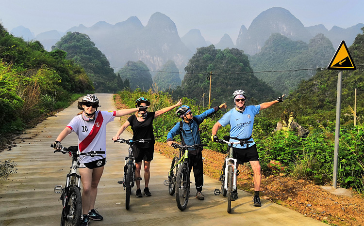 Biking Guizhou and Guilin province