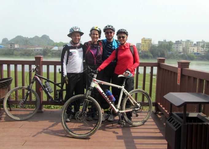 The last cycle day together with three Dutch guests, we have received a perfect time together.