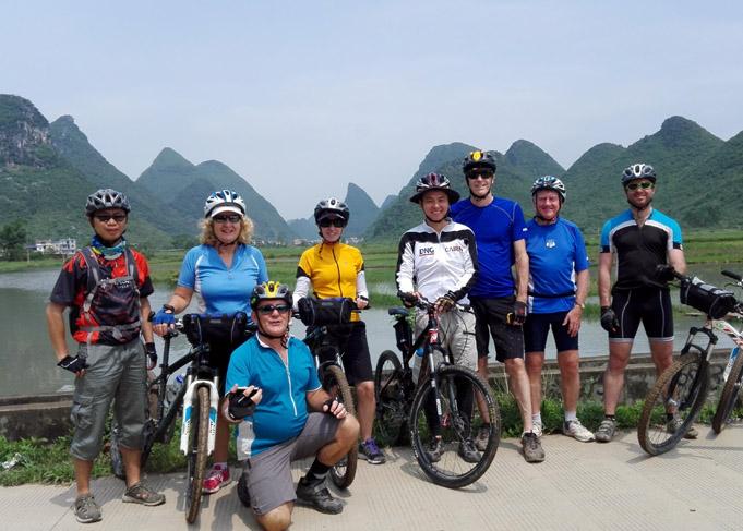 Cycling tour around Guilin and Yangshuo area